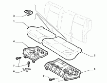 70613/20 REAR SEAT