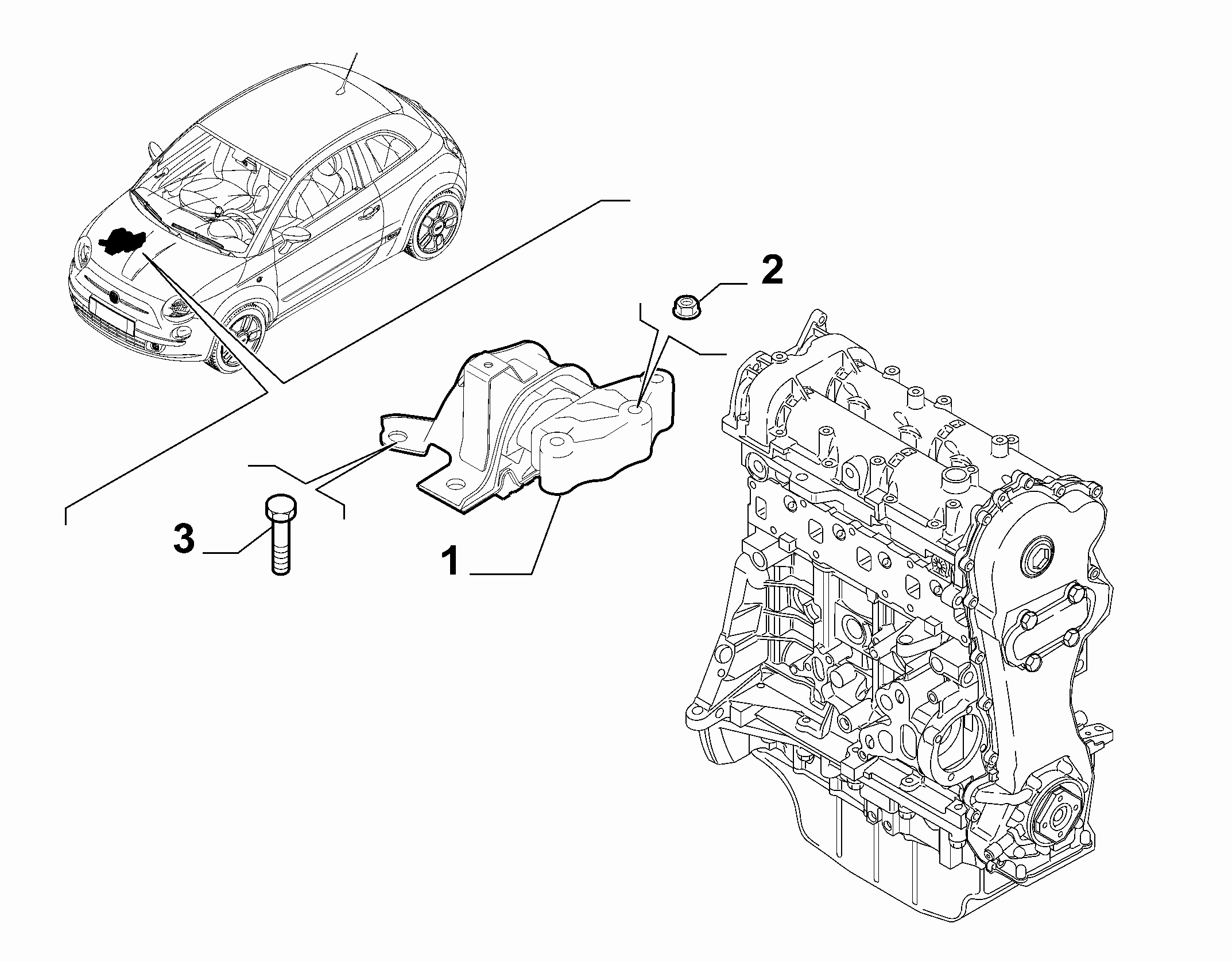 10002-010 ENGINE INLET SCREW ANCHOR AND TENSION ROD SUSPENSION