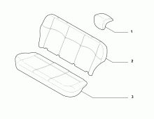 70613-010 REAR SET PADDING
