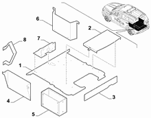 70526-010 BAG STORAGE INTERNAL SIDE LINING