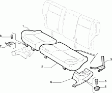70613/01 REAR SEAT