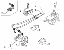21221-020 GEAR STICK FLEX SHAFT