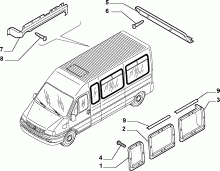 70524/04 ОТДЕЛКА САЛОНА (ВНУТРЕННИЕ ПАНЕЛИ)