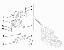10002-010 ENGINE INLET SCREW ANCHOR AND TENSION ROD SUSPENSION