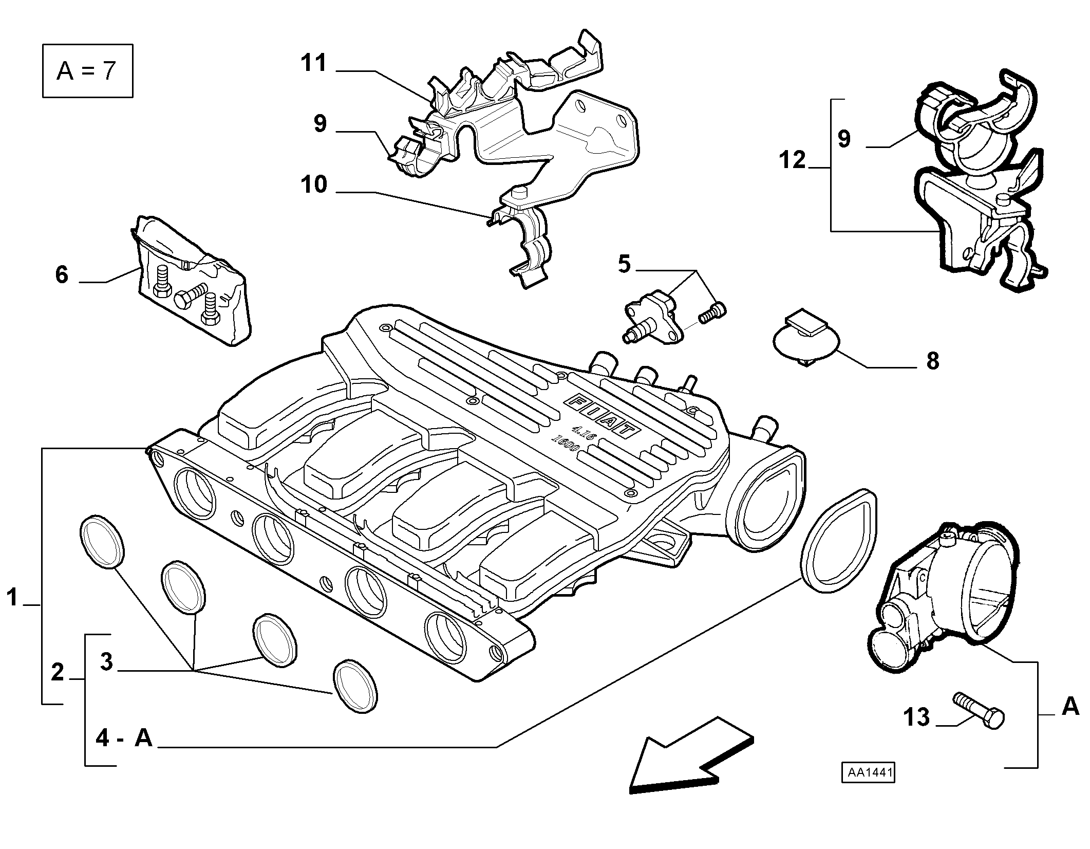 55187334 AIR DUCT SYSTEM