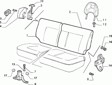 70613/04 REAR SEAT