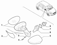 70740-020 WING MIRRORS