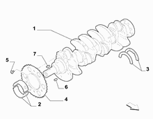 10103-010 ENGINE SHAFT AND HALF BEARING