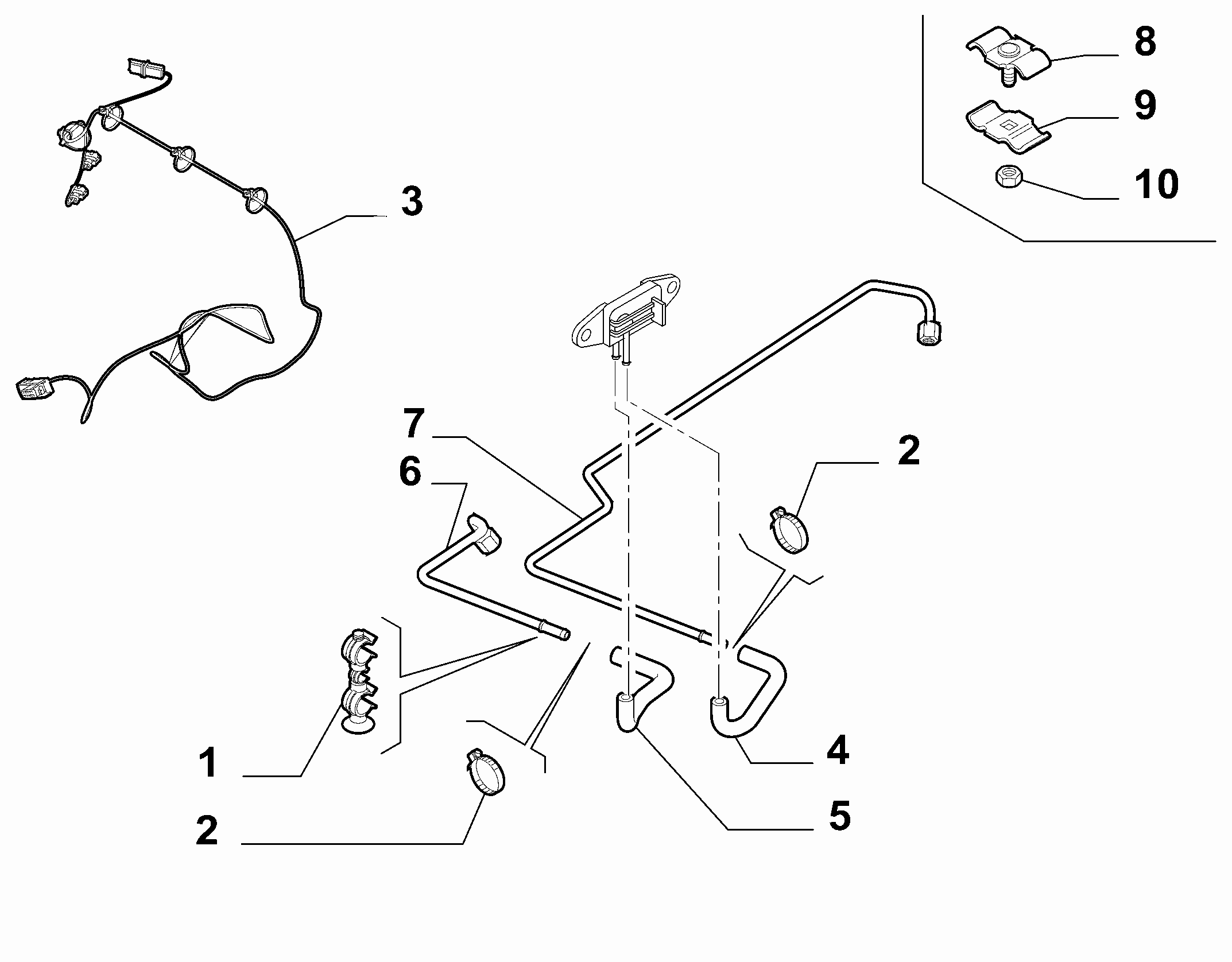10260-020 PRESSURE SENSOR PIPING