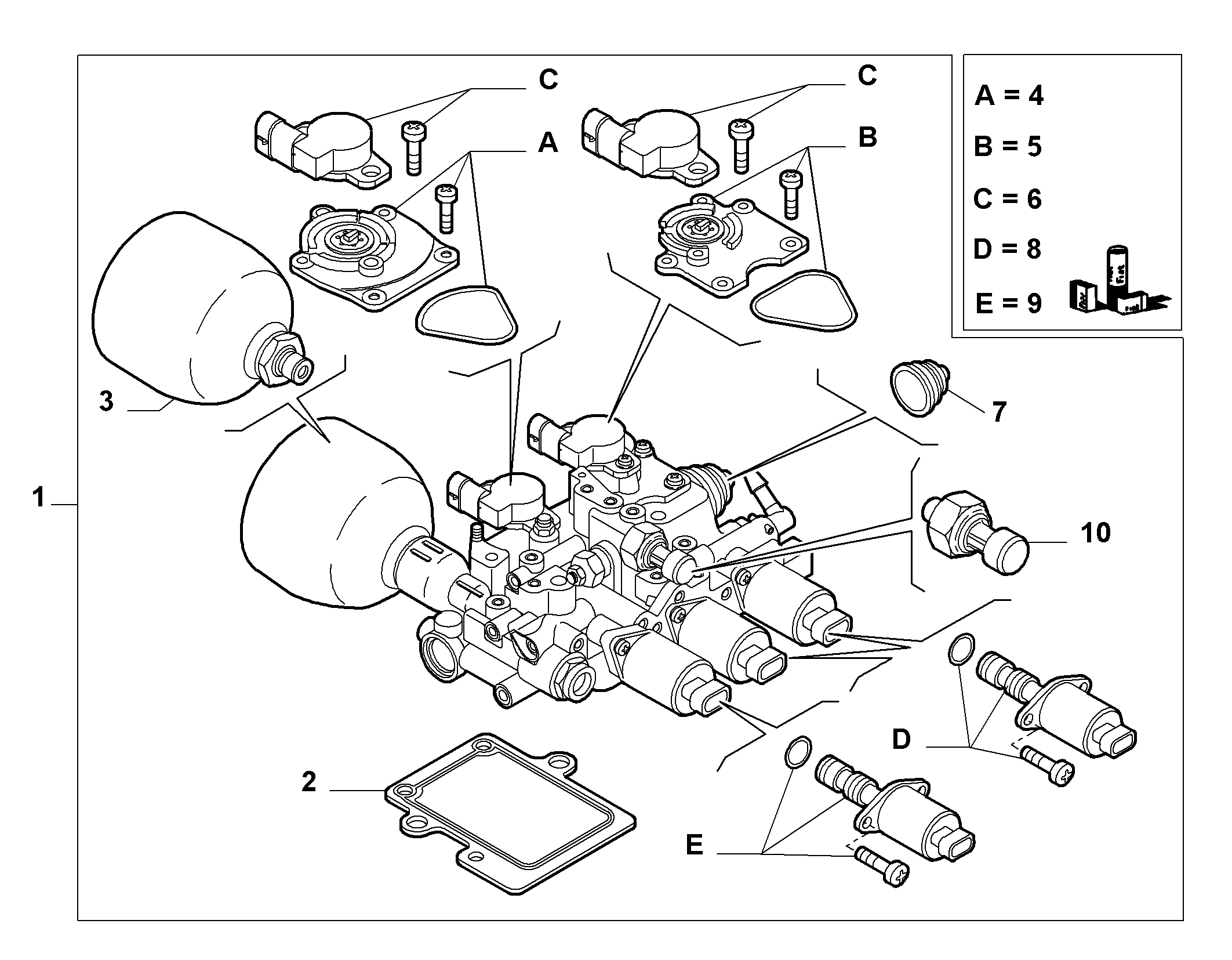 21200-080 TRANSMISSION CONTROL MODULE, VALVE UNIT AND SENSORS