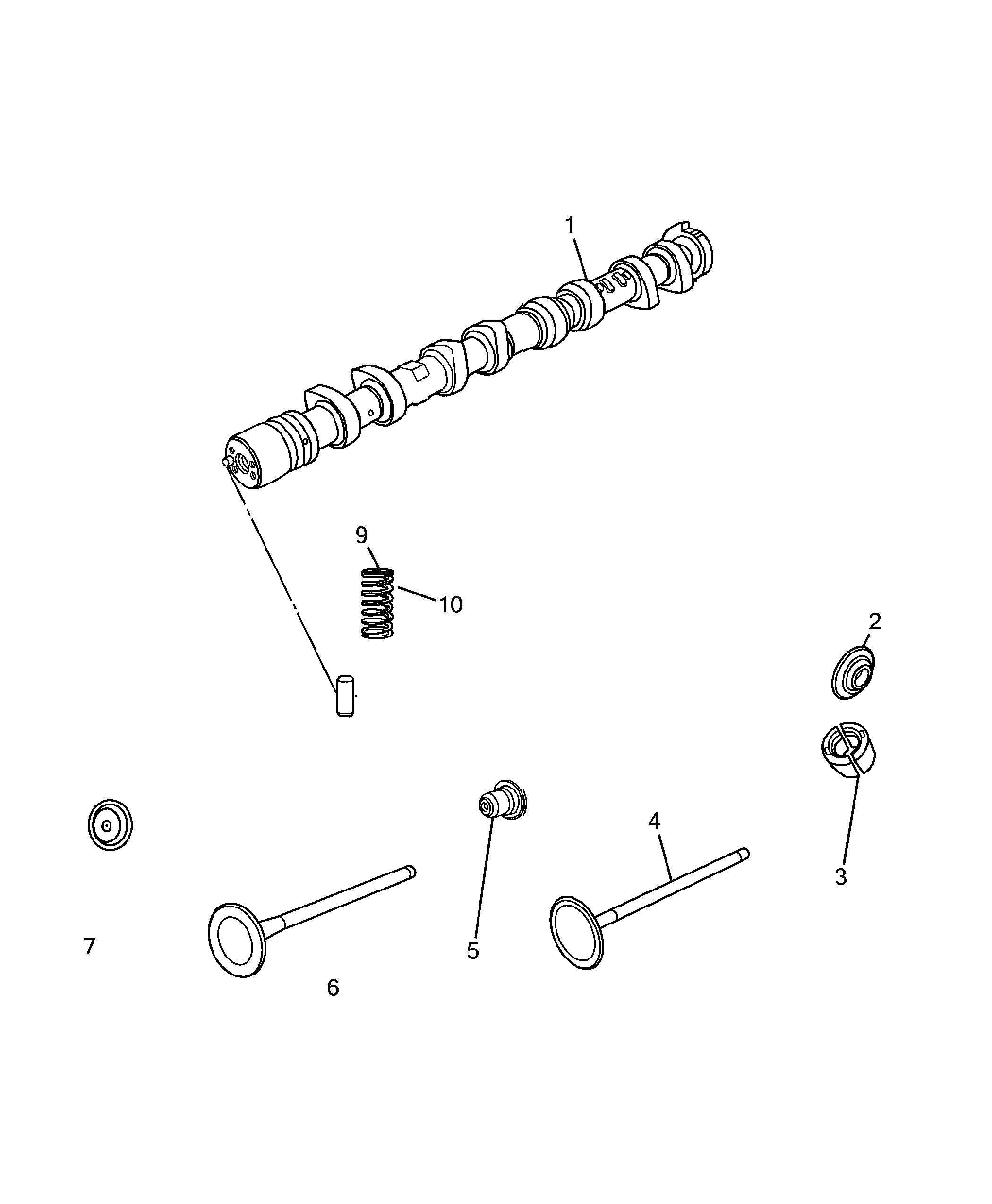 10107-010 CRANKSHAFT AND GEAR TIMING SYSTEM