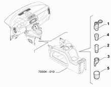 70504-030 ASHTRAY AND ACCESSORIES