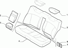 70615/02 REAR SEAT LINING