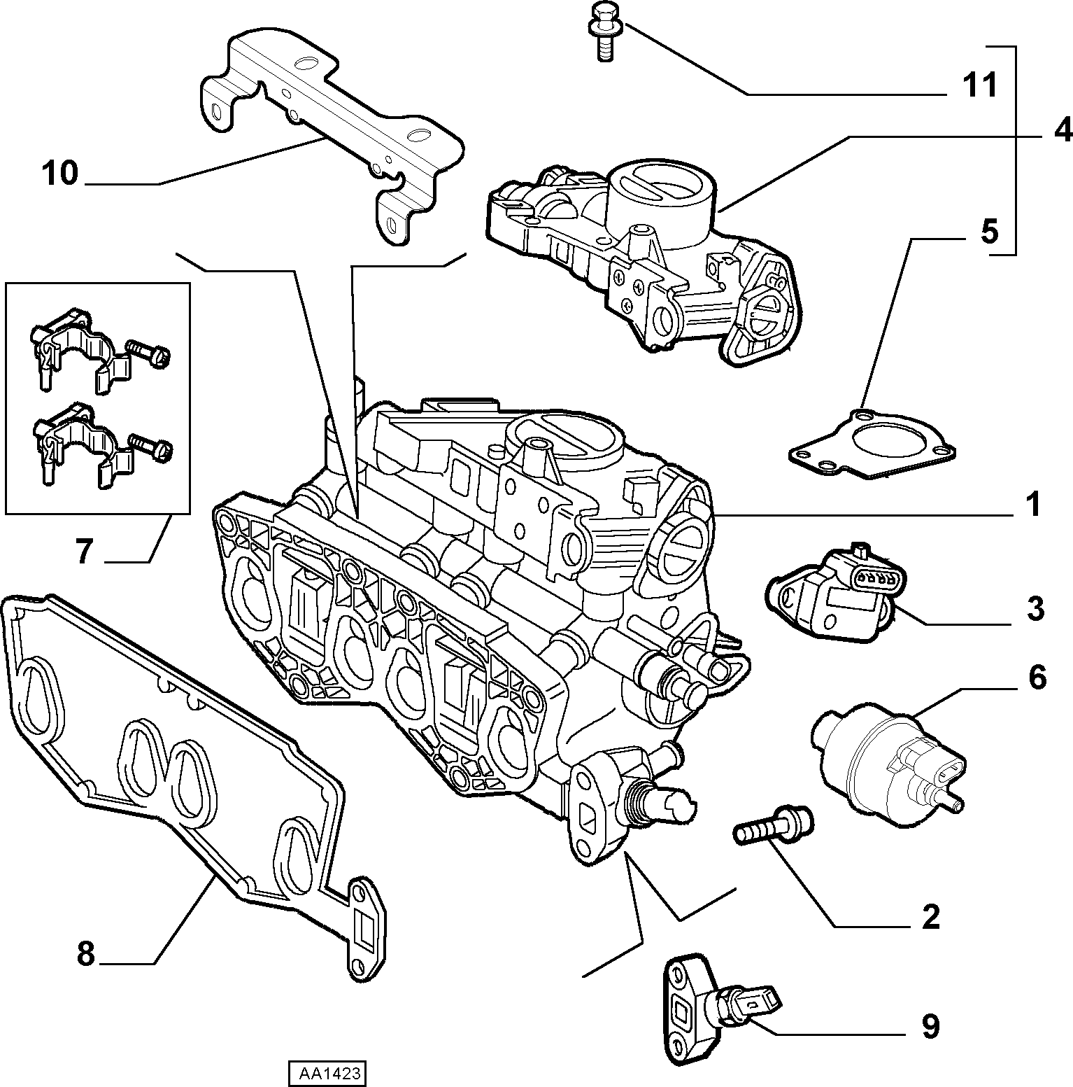 55205492 AIR DUCT SYSTEM