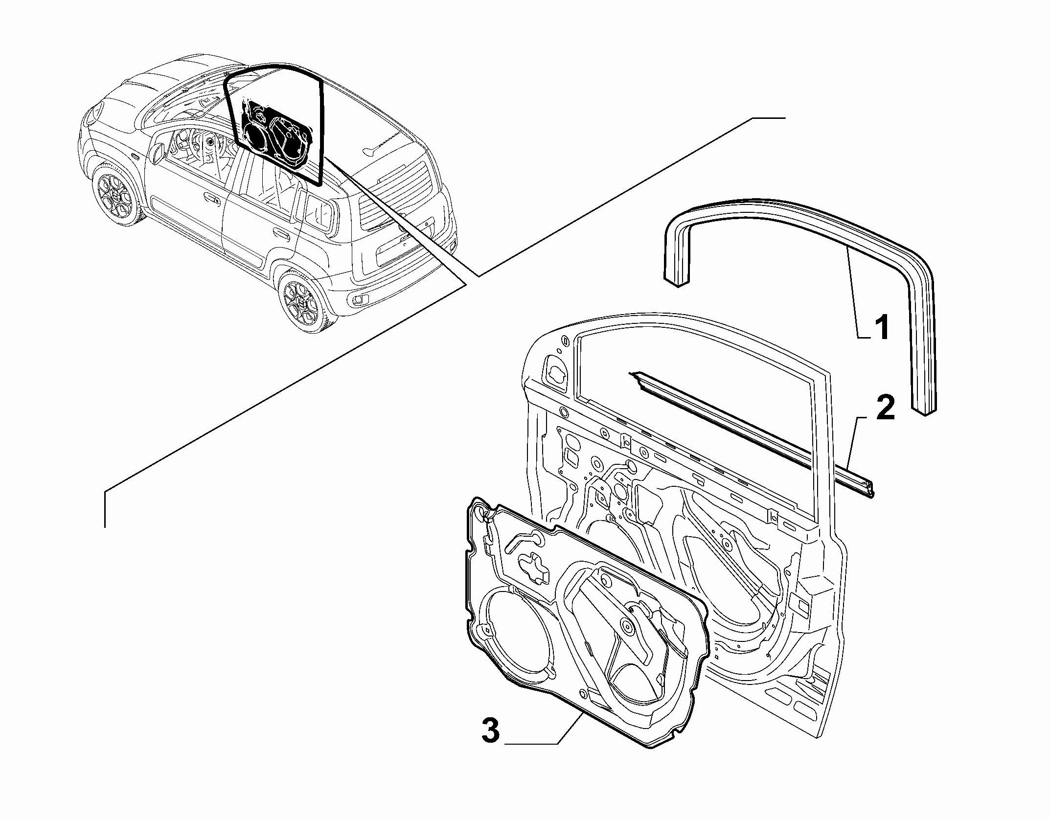 70129-070 FRONT DOOR TRIM