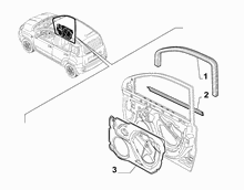 70129-070 FRONT DOOR TRIM