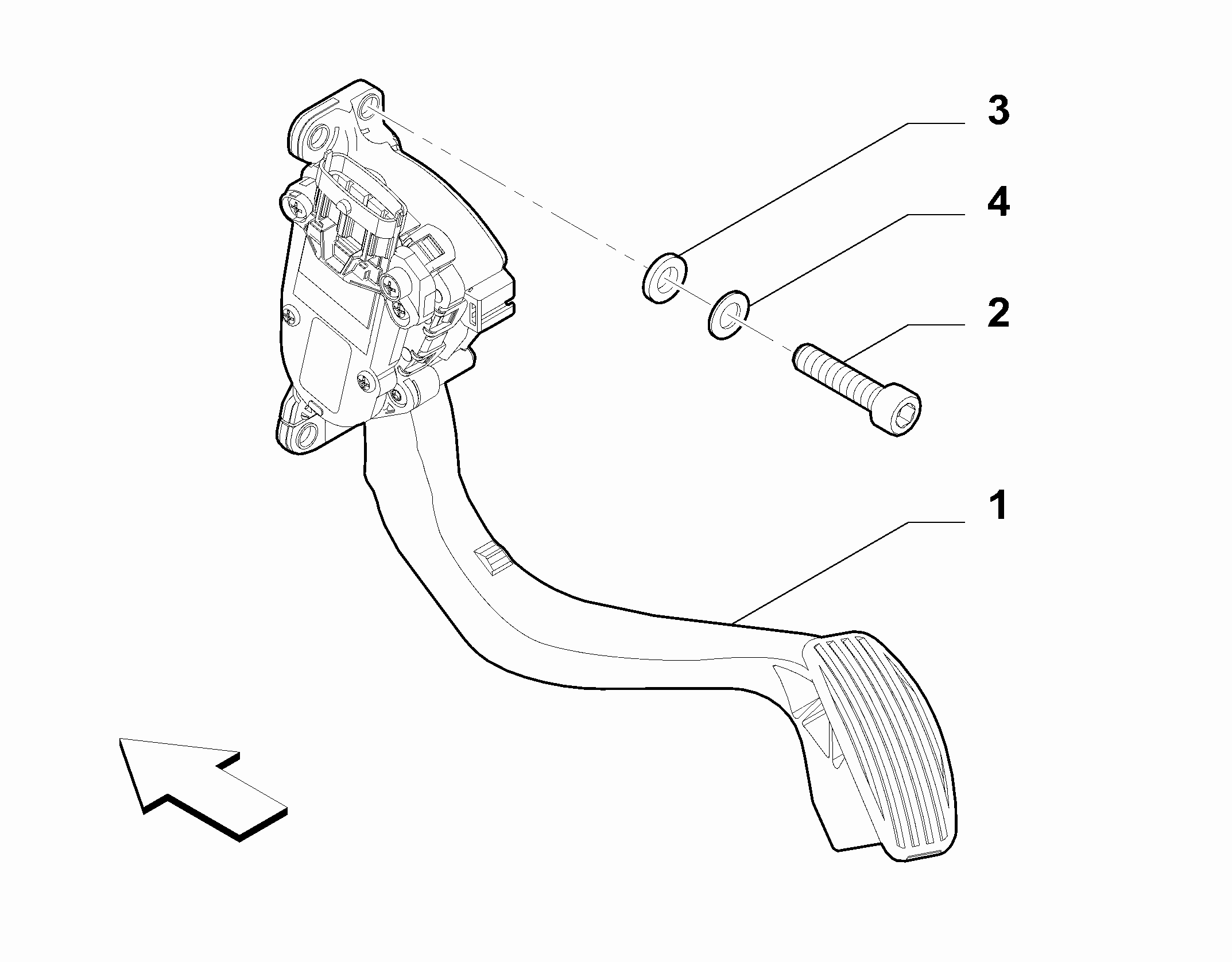 10222-010 ACCELERATOR PEDAL COMMAND