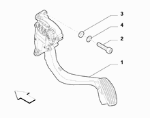 10222-010 ACCELERATOR PEDAL COMMAND