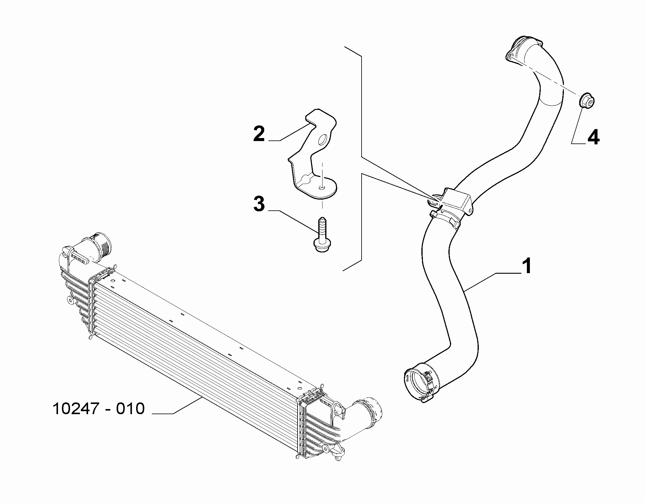 10247-020 COOLER PIPING SUCTION DUCT