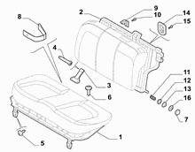70613-020 REAR SEAT FRAME