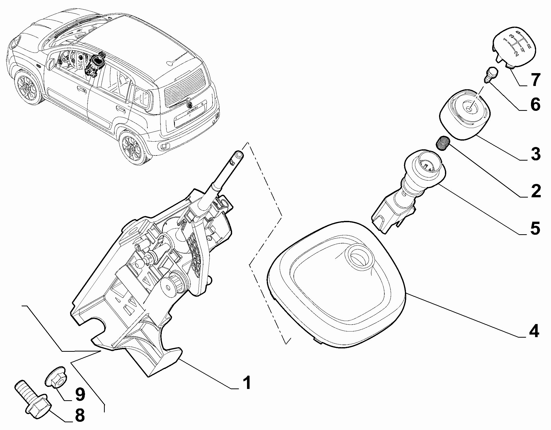 21221-010 GEAR STICK