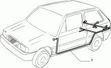 55525/00 ПУЧОК ПРОВОДОВ (ЗАДНЯЯ ЧАСТЬ) 
