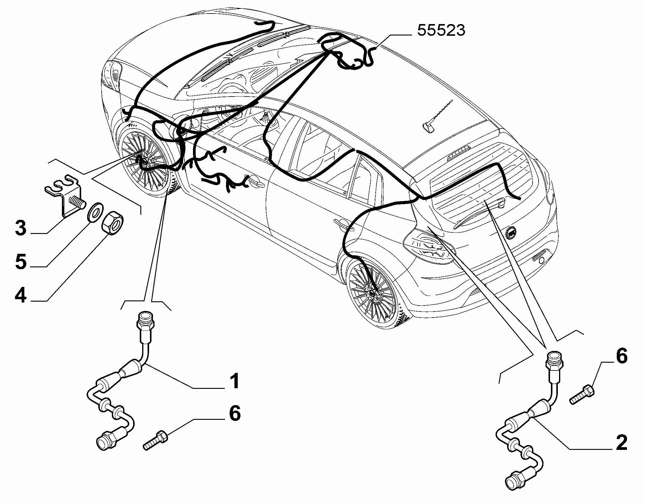 33102-070 ABS SENSOR