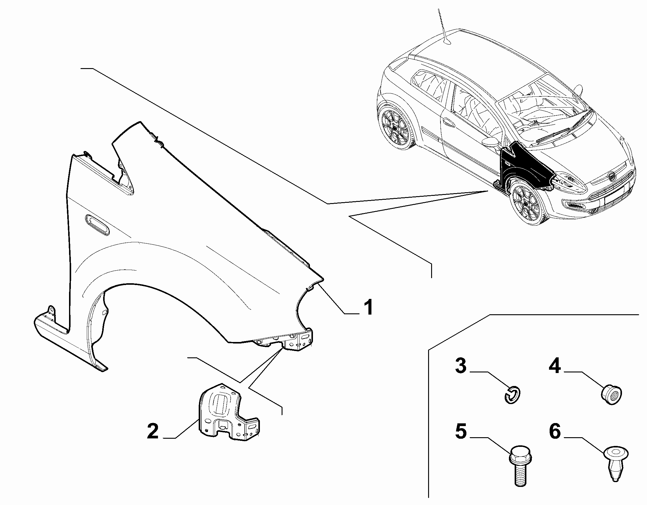 70018-010 FRONT MUDGUARD