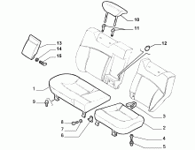70613/04 REAR SEAT