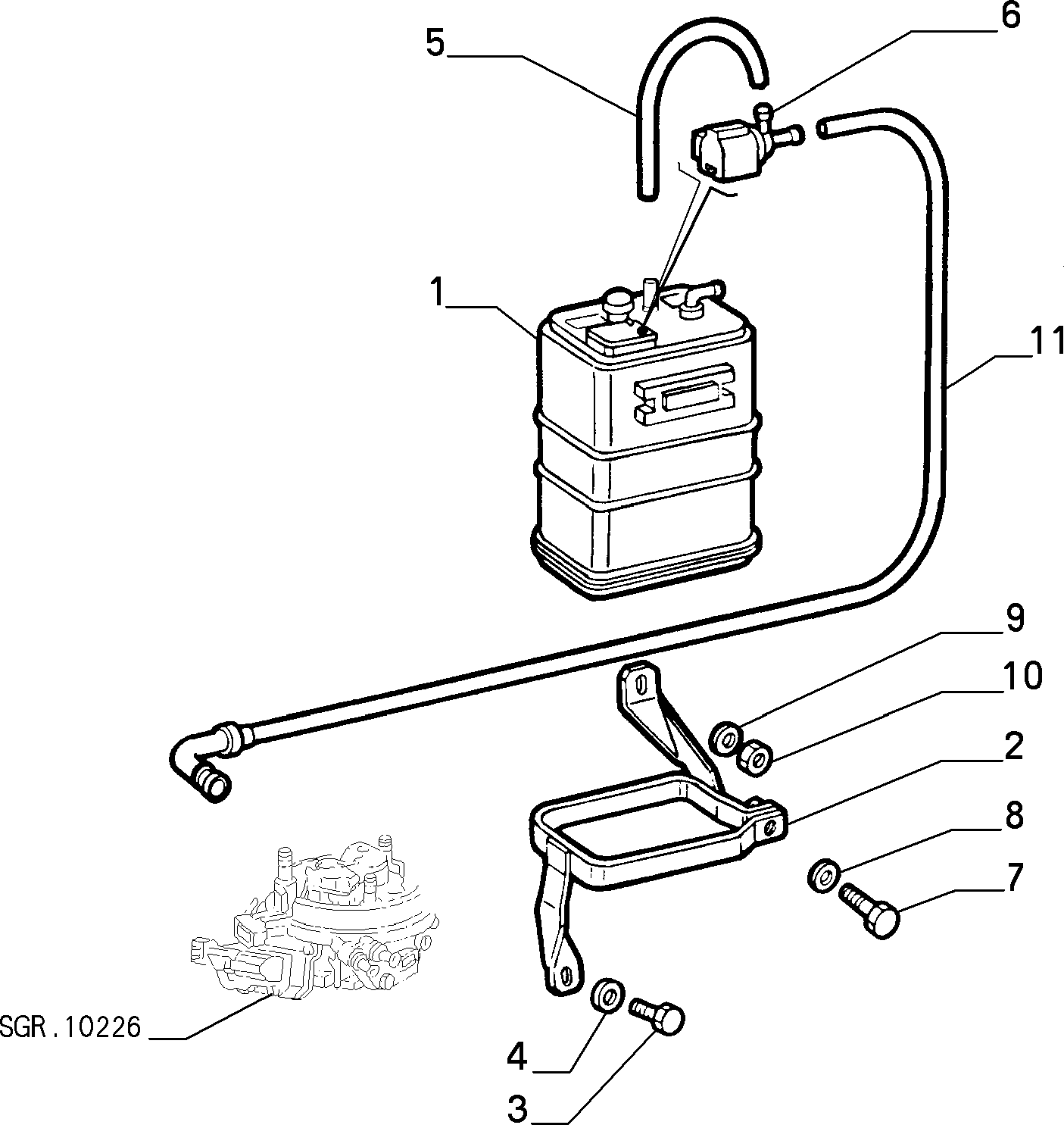 10201/01 ТРУБОПРОВОДЫ ТОПЛИВНОГО БАКА