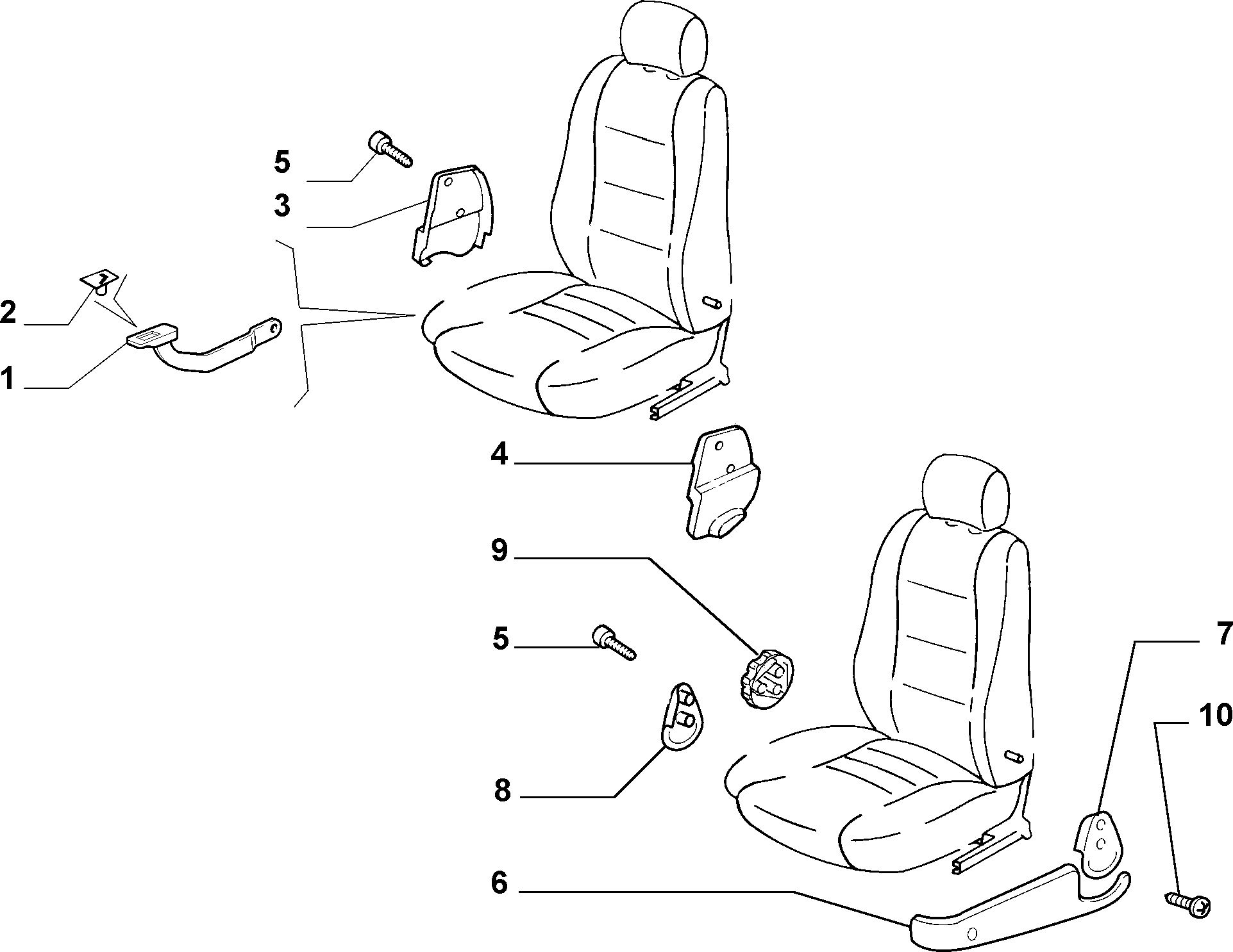 70601/06 ПЕРЕДНИЕ СИДЕНЬЯ