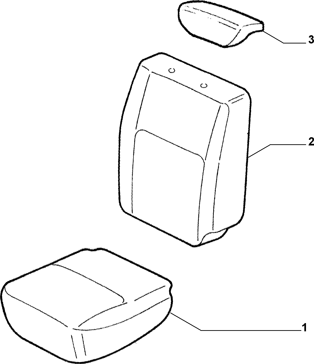 70615/01 REAR SEAT LINING