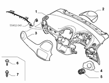 70502-010 DASHBOARD INSTRUMENT HOLDER