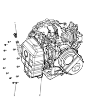 21201-030 AUTOMATIC TRANSMISSION CASE AND COVERS