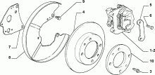 33125/03 ТОРМОЗА ЗАДНИХ КОЛЕС