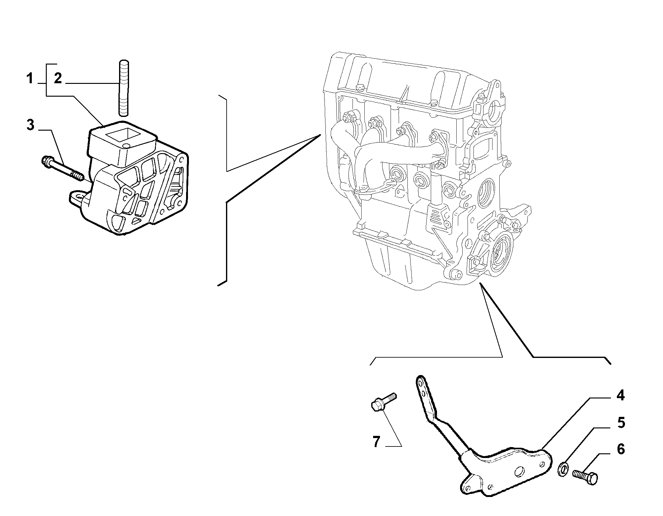 10003-010 ENGINE  SUPPORT