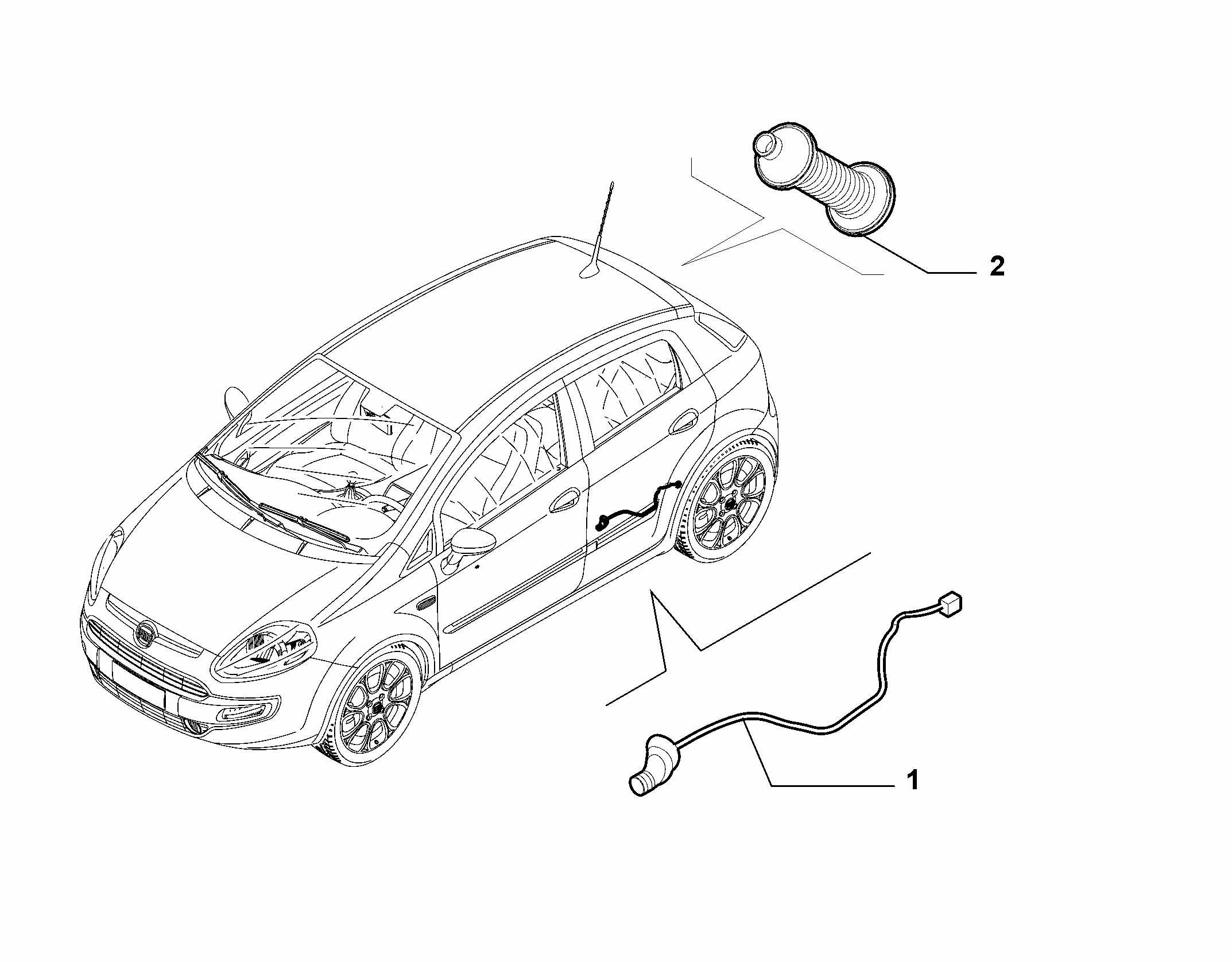55526-020 REAR DOOR HARNESS