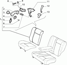 70613/02 REAR SEAT