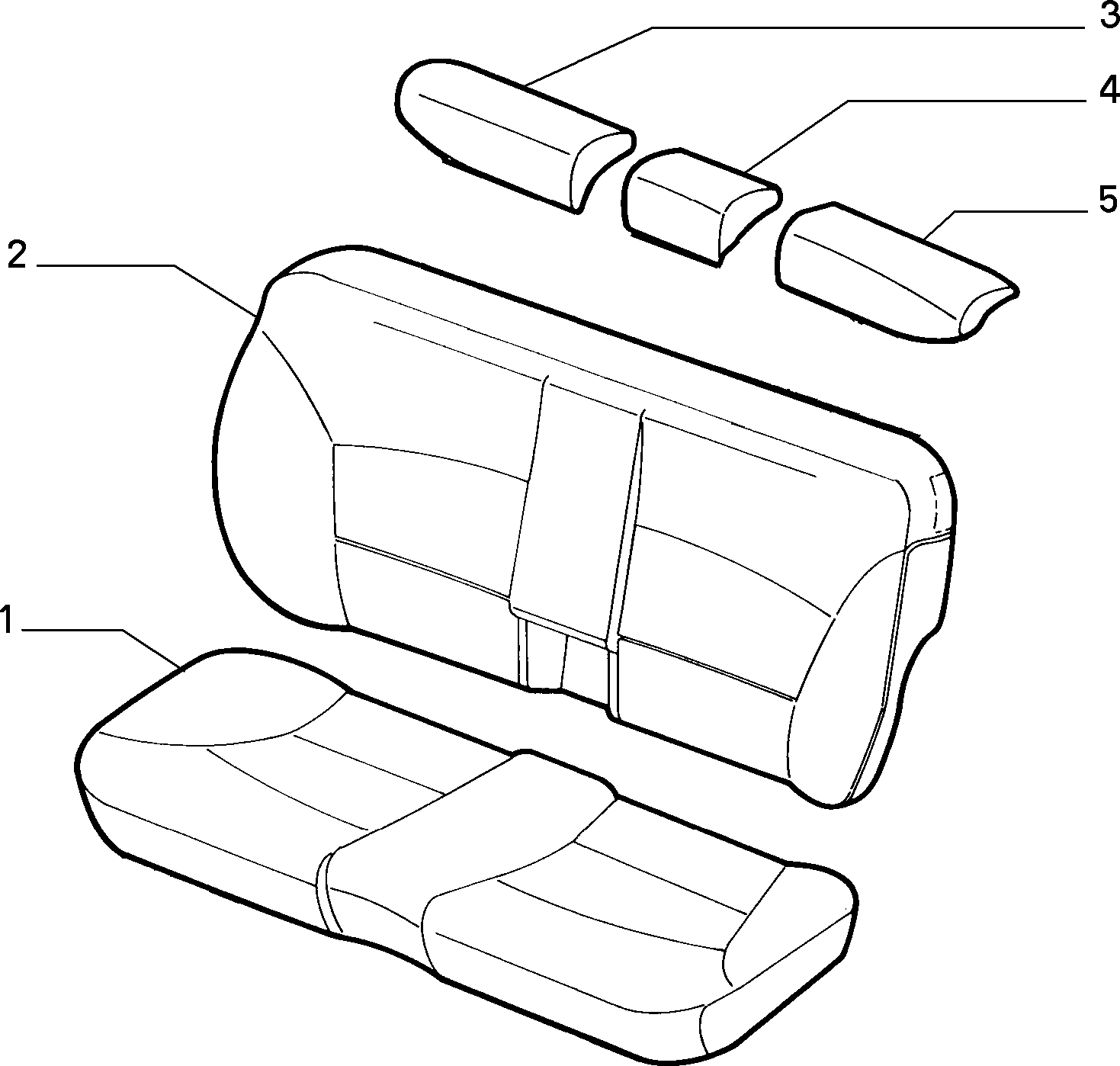 70615/02 REAR SEAT LINING