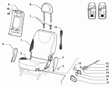 70613/01 REAR SEAT