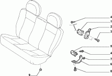 70613/03 REAR SEAT