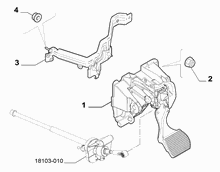 33101-010 RUDDER BAR