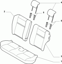 70615/07 REAR SEAT LINING