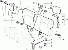 70613/01 REAR SEAT
