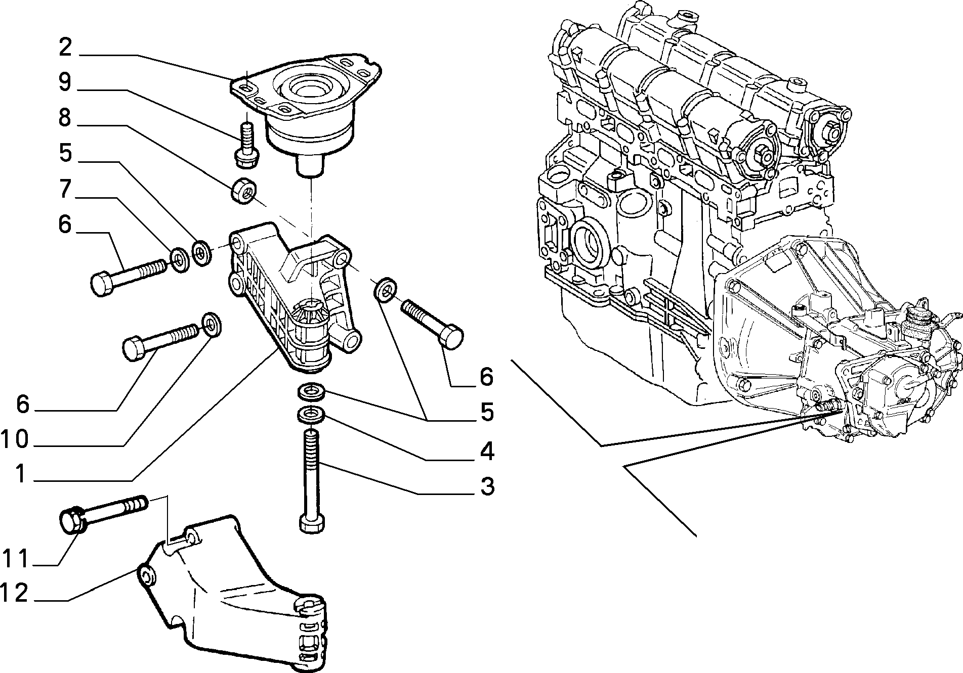 10002/02 ПОДВЕСКИ И СИЛОВОЙ АГРЕГАТ