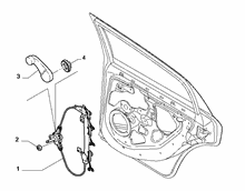 70136-040 REAR DOOR WINDOW