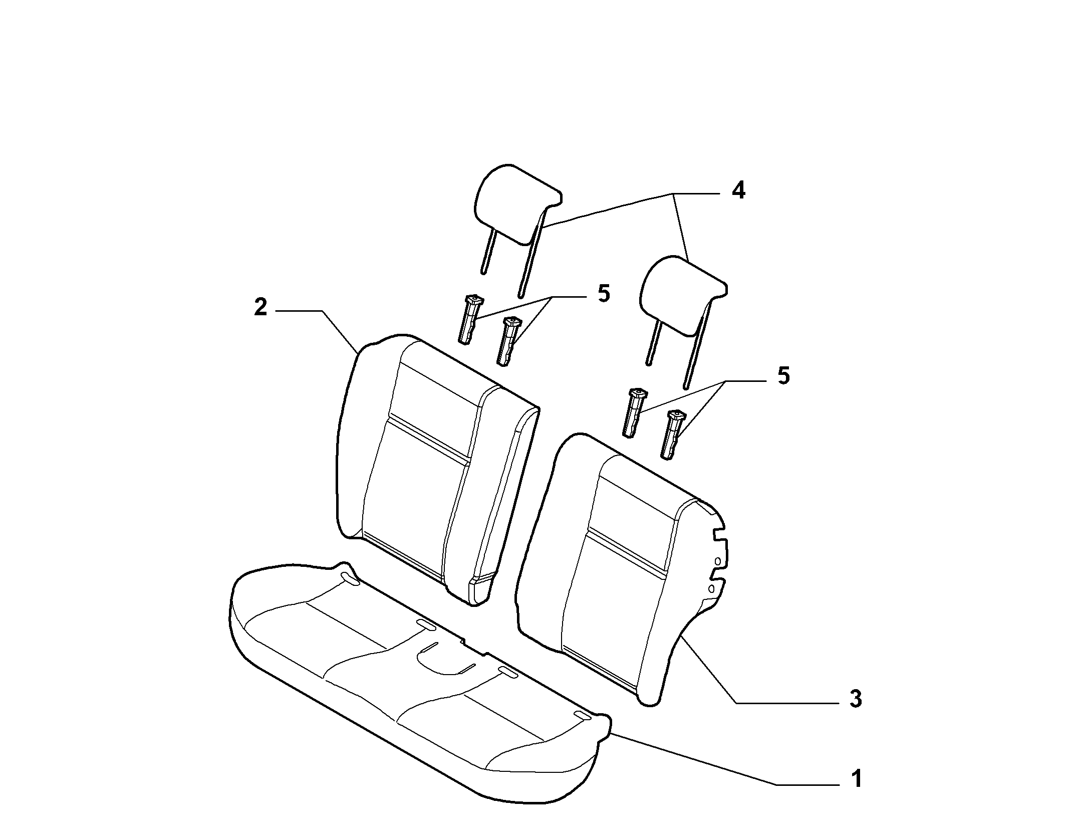 70615/21 REAR SEAT LINING