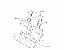 70615/21 REAR SEAT LINING