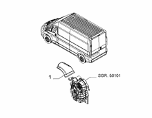 50101-070 REAR AIR DUCT