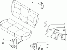 70613/00 REAR SEAT